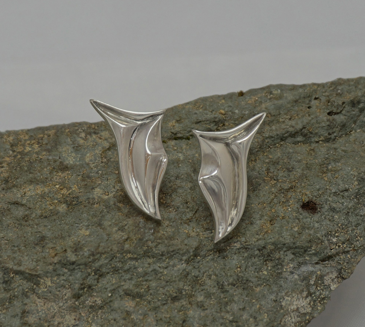 Glacier Earrings Peak Jewellery Silver Chunky Spike Earrings