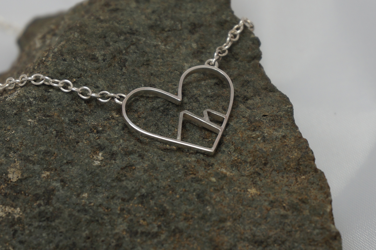 heart mountain necklace