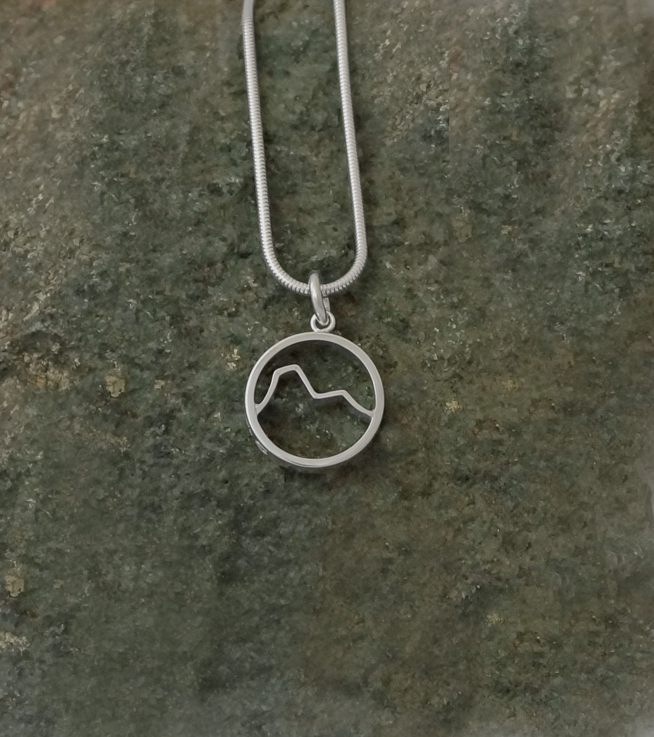 Ben nevis Scottish mountain pendant, hiking necklace, mountain pendant