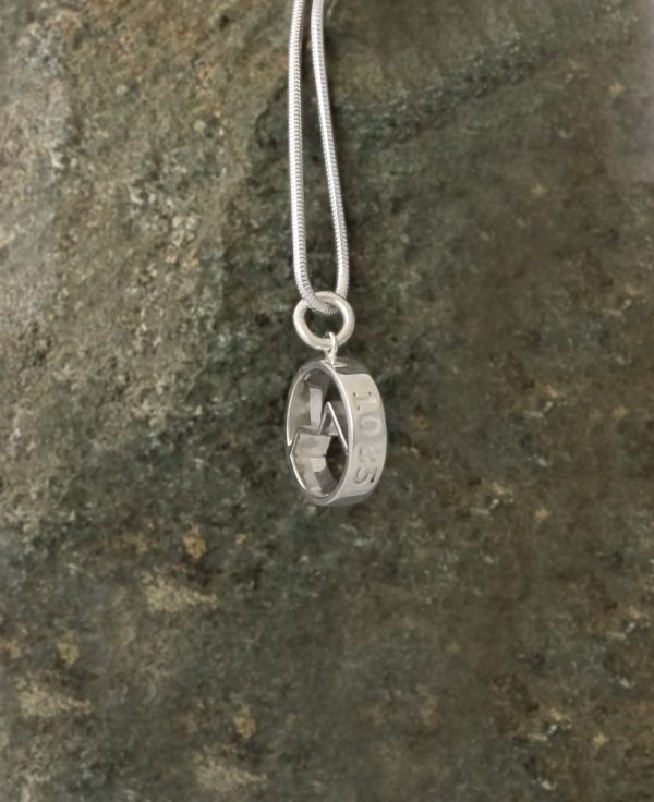 Snowdon Mountain Necklace Handmade Sterling Silver Mountain Pendant Necklace, Mount Snowdon - Peak Jewellery