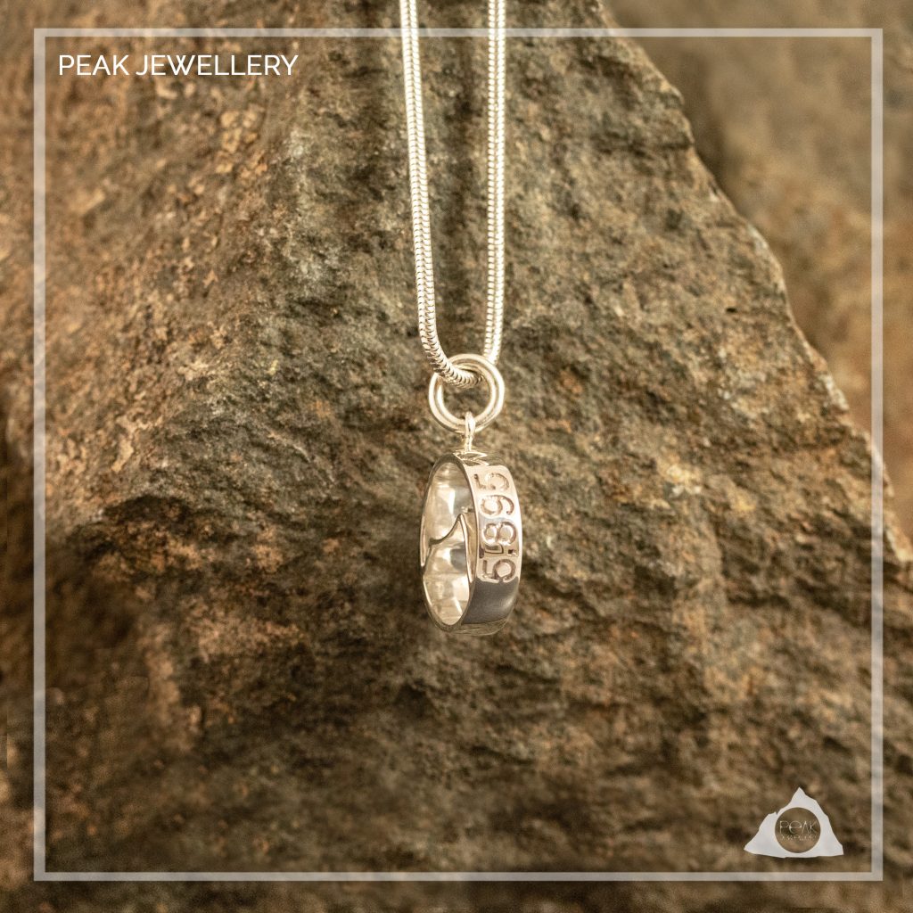 Kilimanjaro Mountain Pendant Jewellery Necklace Peak Jewellery