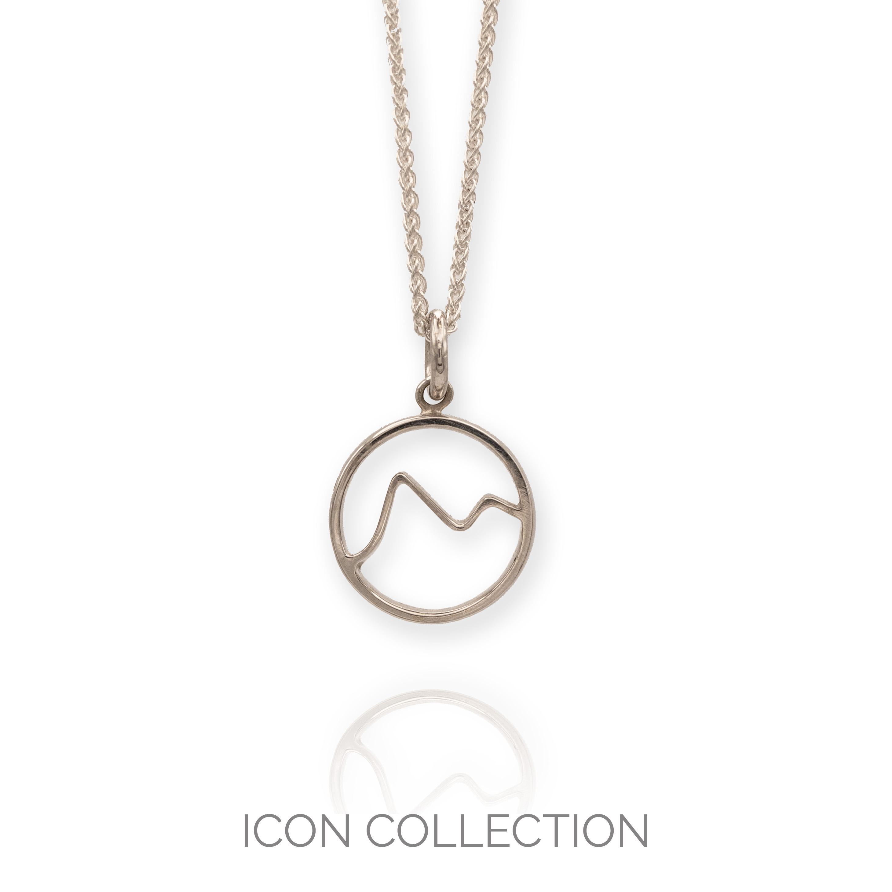 Icon collection mountain necklace peak jewellery mont blanc pendant adventure jewellery